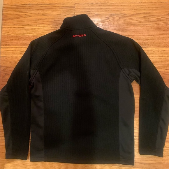 Mens Black and red Spyder pullover - Picture 5 of 5